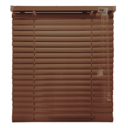 Жалюзі класичні горизонтальні коричневі (25мм) 
