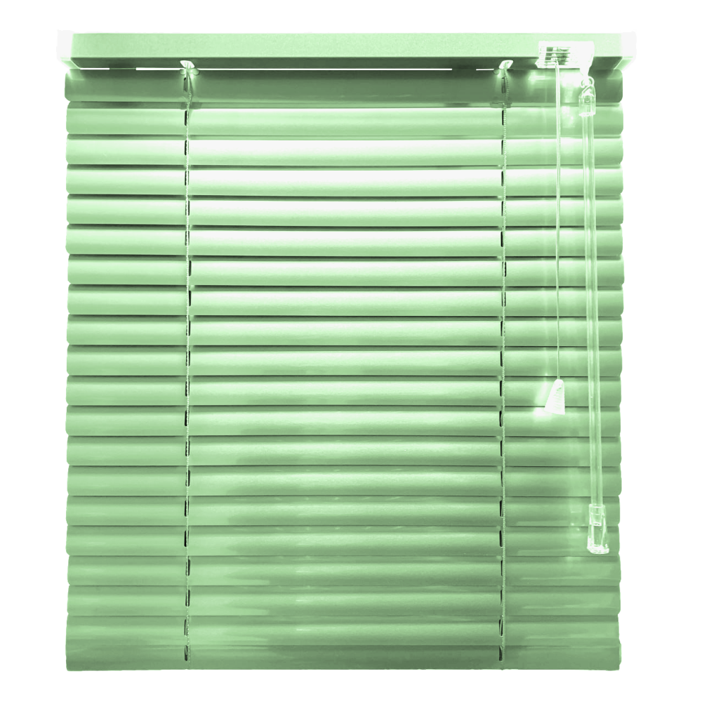 Жалюзі класичні горизонтальні зелені (25мм) 